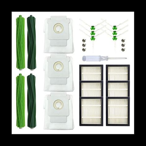 Piezas de repuesto compatibles para IRobot Roomba I7+ J7 plus J7+ I3 plus I3+ I4 I4+ I6 I6+ I8 I8+ E5 E6 E7 (1/5)