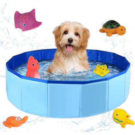 Piscine Chien, Pliable Piscine Hors Sol, 50 x 10 cm (1/5)