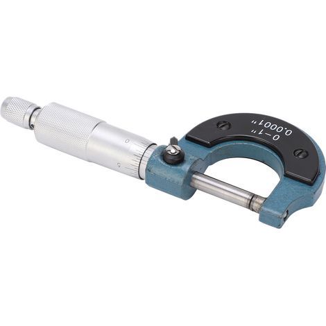 Mikrometrisches Messwerkzeug für britisches System, Außendurchmesser 0–25 mm / 0–1 Zoll, 0,0001 Zoll (1/5)