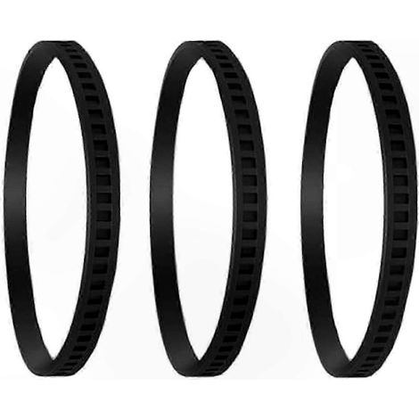 Lot de 3 pneus en caoutchouc pour scie à ruban, compatibles avec plusieurs modèles de scies à ruban (1/4)