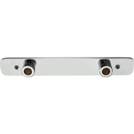 Exposed Easyfit Wall Plate Fixing Shower Bar Valves Brass Bathroom Chrome (1/5)