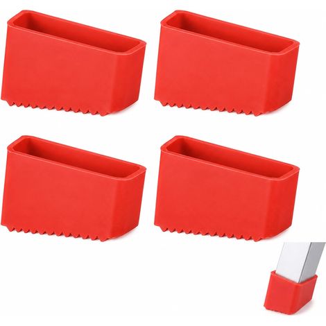 Cuatro patas de goma para escalera plegable universal, 50 x 20 mm, patas de goma para escalera. (1/4)