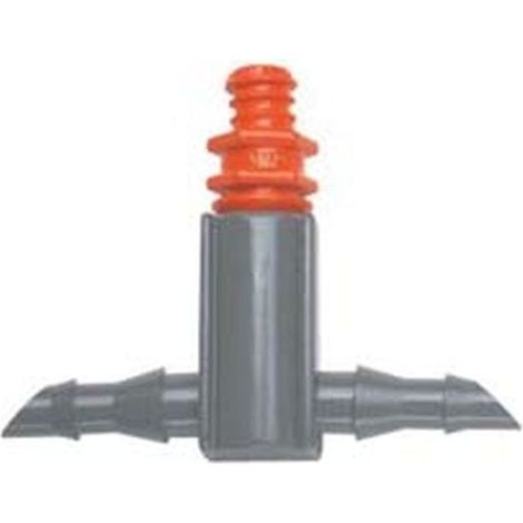 Gocciolatore in linea 2 lt/h per tubo da 3/16 per microirrigazione - 2 lt./h. conf. pz.10 in blister (1343-26) - 5 bl