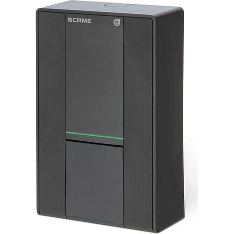 Wallbox scame 1 steckdose typ 2 32a 230vac 7,4kw mit steckerleiste smart app control - 205.w219-b