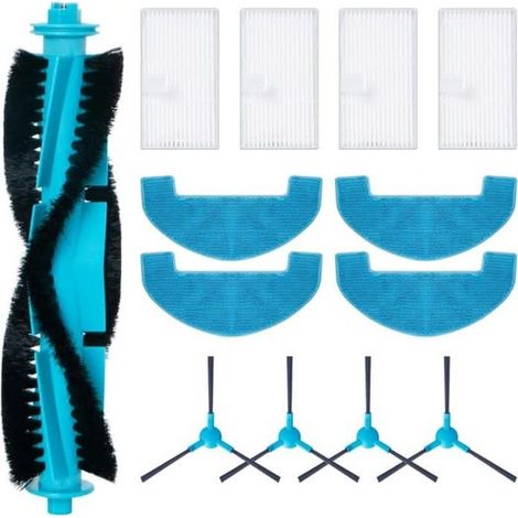 Set di accessori per Proscenic Q8 / Q8 Max, pezzi di ricambio per aspirapolvere: 2 spazzole a rullo principali, 4 filtri HEPA, 4 (1/5)