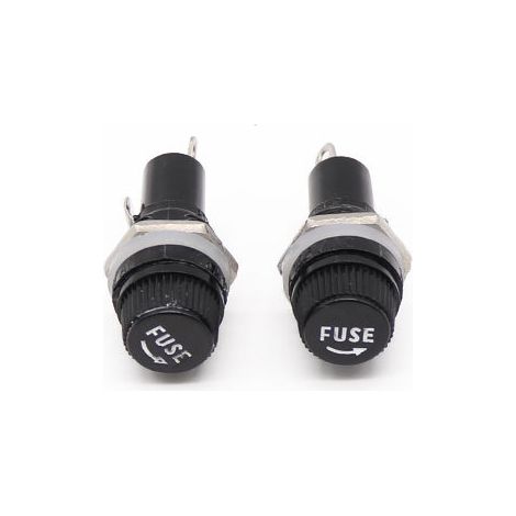 Comprend un porte-fusible BLX-1, un tube fusible plat 5×20 Rohde & Schwarz et un tube fusible noir. (1/4)