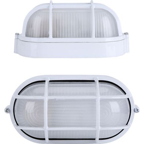 Lampe Vapeur Étanche pour Sauna avec Abat-Jour Ovale Antidéflagrant (1/5)