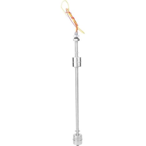 Flüssigkeitsstandsensor, DC 0-110V, Doppelschwimmerschalter aus Edelstahl, große Ausführung, für Tanks, Schwimmbecken, Spülbecken, Aquarien usw. (300mm)