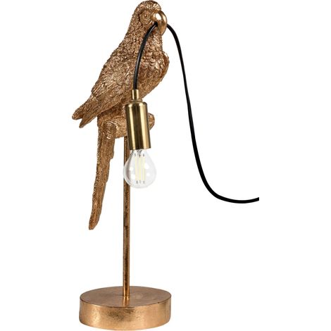 Tischlampe Papagei SINATRA Gold