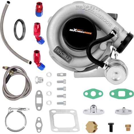 T3 T04E TURBO KIT UNIVERSAL TURBO OIL SUPPLY OIL RETURN OIL FEED LINE (1/5)