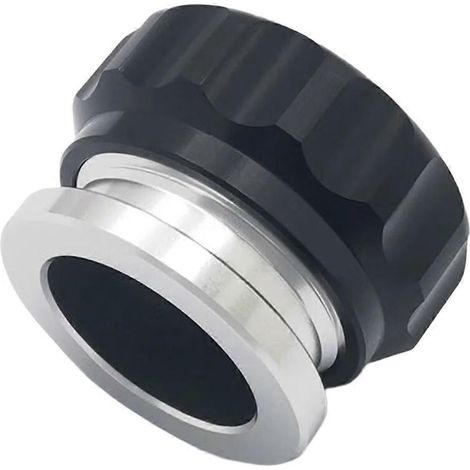 Matériau de soudure en aluminium sur le bouchon de remplissage du réservoir d'huile, de carburant ou d'eau, noir (1/5)