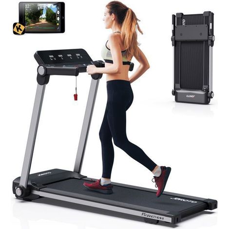 Klappbares Laufband - JOROTO - F5 - Motor 2,5 PS - 1-14 km/h - Fläche 120×41 cm