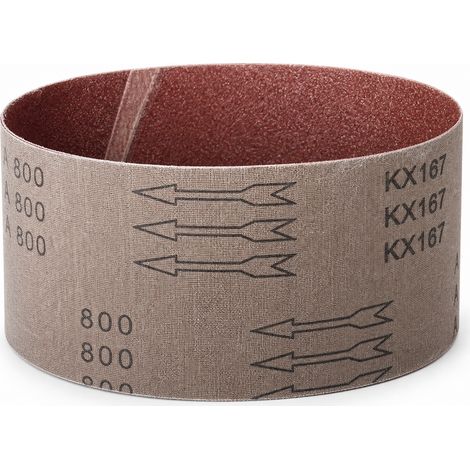 Bande Abrasive 10 Oxyde d’Aluminium pour Ponçage 610x100 800 (1/5)
