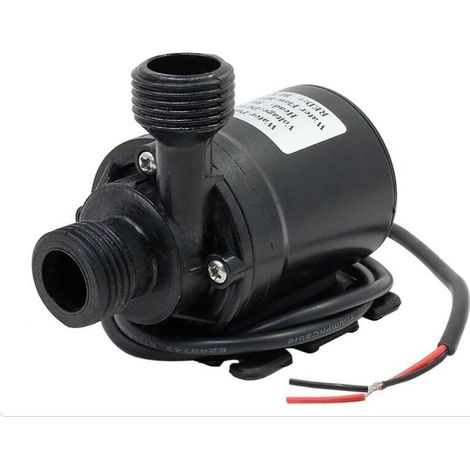 Circulador y bomba DC 12V 800L/H 5M Sistema de circulación de agua Bomba anfibia Sistema de circulación solar Alto rendimiento Bajo ruido Bomba de refuerzo de CC sin escobillas de 4 puntos Bomba de ci (1/4)