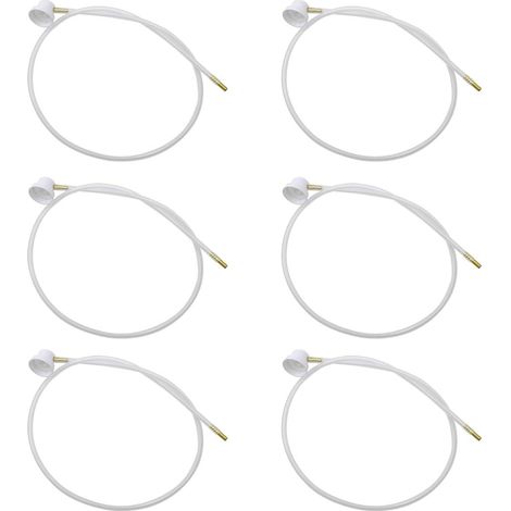 6er Set Aerosaldüsen mit 60 cm Verlängerungsschlauch, 360 Grad drehbar, Verlängerung Sprühdosen (1/5)
