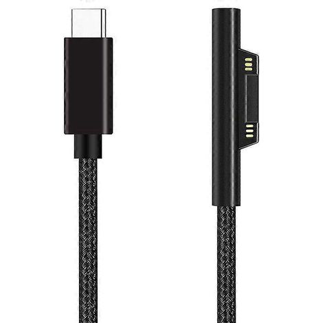 Câble de charge Surface Connect à USB-C PD en nylon tressé pour Surface-- (1/5)