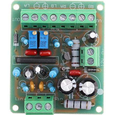 Amplificateur de puissance DC 12V avec carte de commande VU-mètre DB pour niveau audio (1/5)