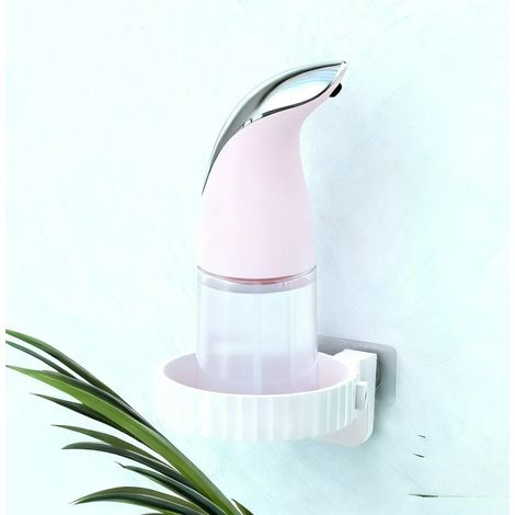 Distributeur de savon automatique à capteur, 400 ml, dispositif de lavage des mains électrique sans contact (avec support pour plateau). (1/3)