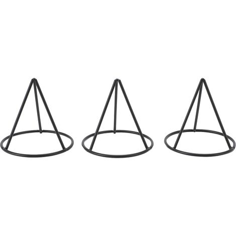 Soporte triangular de metal estable para huesos de aguacate (3 piezas) para frascos de boca ancha de 8,6 cm (3,4 pulgadas). (1/5)