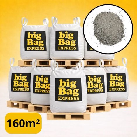 PACK 8 X BIG BAG de +/- 1,5T ≃ 160M² Sable Stabilisé Gris pour Terrain de Pétanque Ø 0/6 mm - Livraison PREMIUM (1/5)