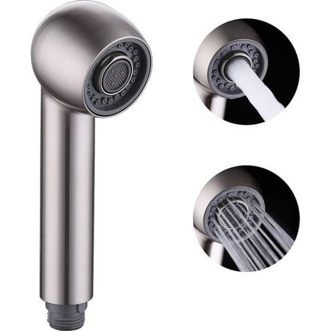 Accessoires de remplacement de robinet de tuyau brossé télescopique de cuisine en acier inoxydable pour cuisine et salle de bain (1/5)