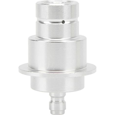 Adaptateur CO2 en alliage d'aluminium, 0,3 pouces, déconnexion rapide, résistant à l'usure, haute dureté, connecteur de Machine à soude, argent (1/5)