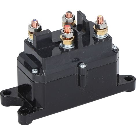 Relais Démarrage Treuil 250A IP67 Bobine Laiton Solide Stable Pratique Pour ATV Véhicule Électrique Remplacement (1/5)