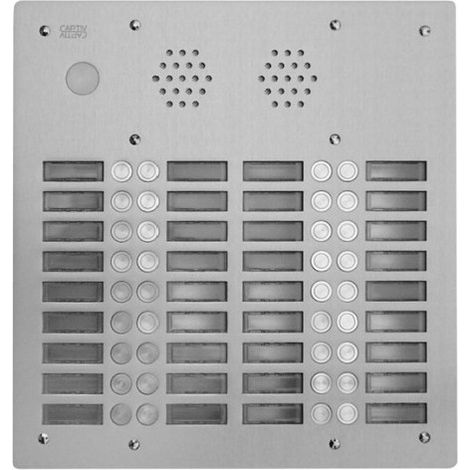 Plaque a.v alu 6mm 4r 28bp URMET 7774/28 (1/2)