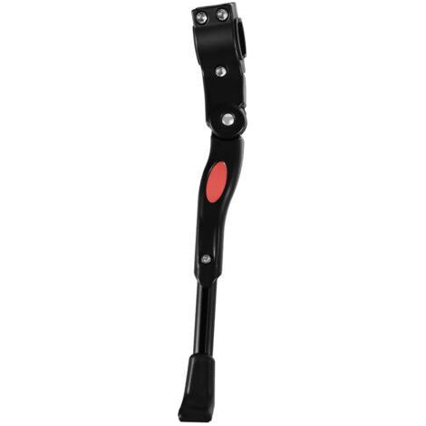 Béquilles de vélo Réglable en Alliage d'aluminium,Hauteur Réglable avec Pied en Caoutchouc Antidérapant,Béquille Velo Laterale,bequille vtt,Support pour vélos 24-27 pouces, BMX, VTT, 700c-Noir (1/5)