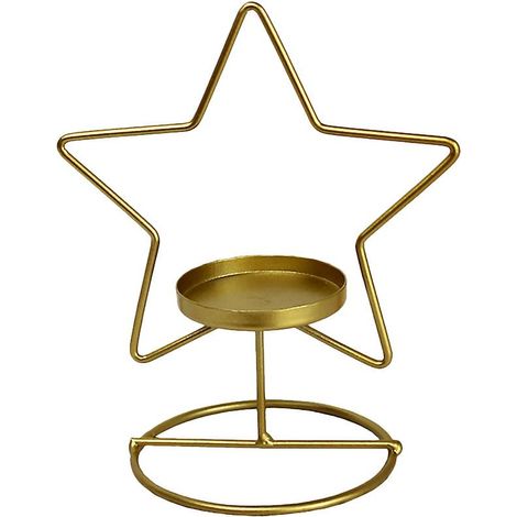 Bougie géométrique en fer bougeoir Chandelier Lanterne créative Décor intérieur