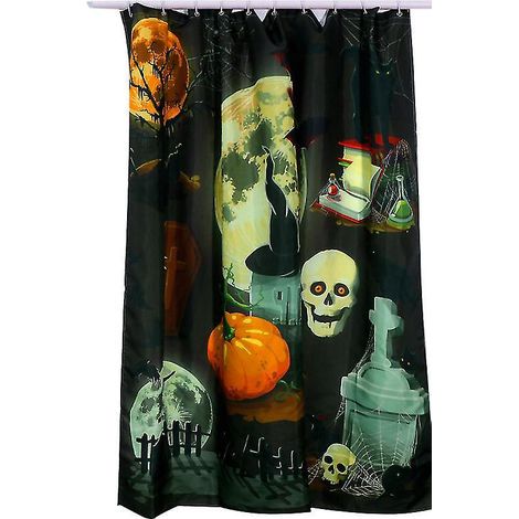 1 rideau imperméable pour décorations d'Halloween (1/3)