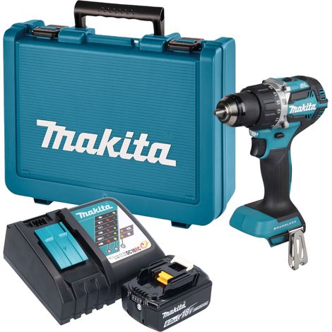 Perceuse-visseuse sans fil Makita DDF 484 RG1E 18 V 54 Nm sans balais + 1 batterie 6,0 Ah + chargeur + mallette (1/5)