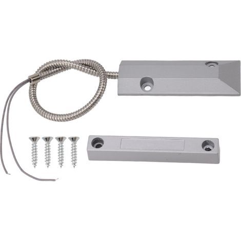 Tnfeeon Contacts de Porte de Garage Aériens de Capteur D'alarme de Commutateur Magnétique de Porte Antivol pour la Porte (1/5)