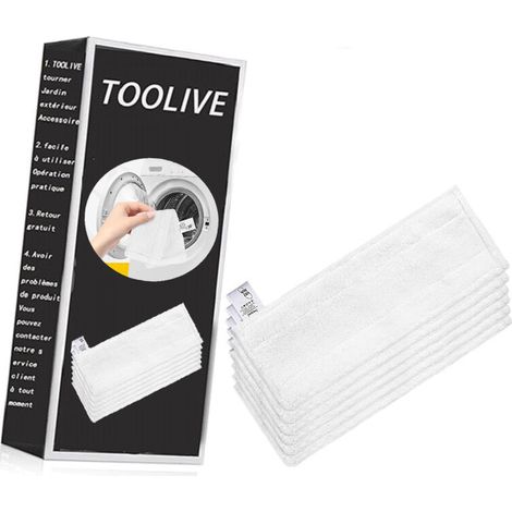5 PCS Bonnettes Microfibre pour SC5 SC3 Easy Fix Kärcher, Lingettes Remplacement pour Kärcher Nettoyeur Vapeur Séries de SC EASY FIX (1/4)