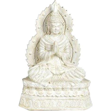 Statuette Beige déco Bouddha 18.5 cm