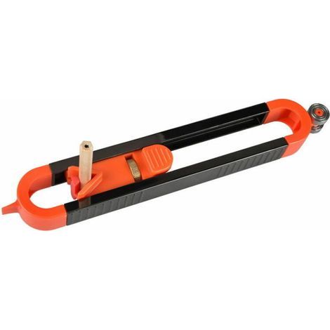 Duplicador de contornos, medidor de contornos de precisión con mecanismo de bloqueo, herramienta para trabajar la madera con mecanismo de bloqueo para tubos de esquina, pisos de baldosas, carpintería  (1/5)