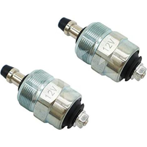 BSD 146650-0720 Lot de 2 électrovannes d'arrêt de carburant diesel 12 V pour pompe Cummins 5,9 l 1988-1993 VE (1/4)