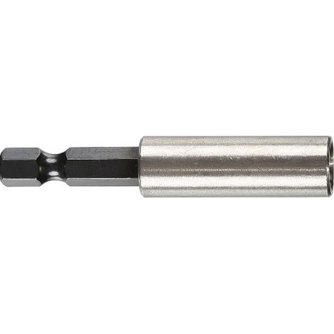 ASW - PORTAPUNTAS 1/4" E 6,3 LARGO 58 mm. MAGNETICO