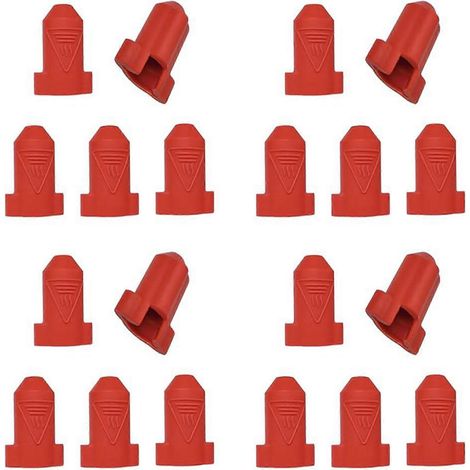 20 fundas de silicona aislantes térmicas para kit de bloque calefactor cerámico Creality K1/K1Max para hotend K1 (rojo)