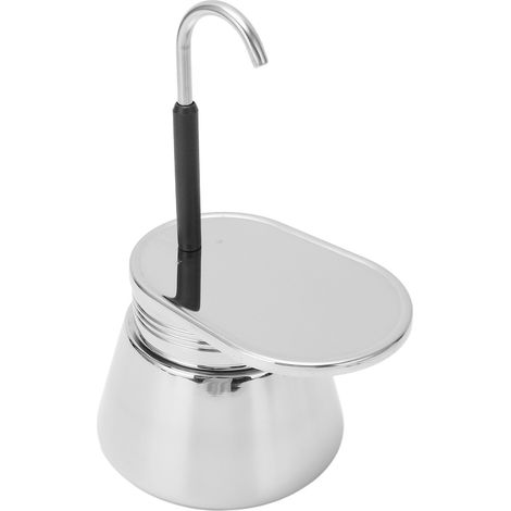 Italienische Kaffeemaschine mit einem Auslauf aus Edelstahl, 50 ml, ideal für Zuhause und Büro. (1/5)