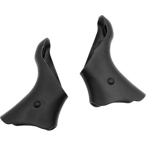 Couvercle Levier Vitesse - 2 Pièces - Silicone - Antidérapant - Vélo Route ST-6600 - Noir (1/5)