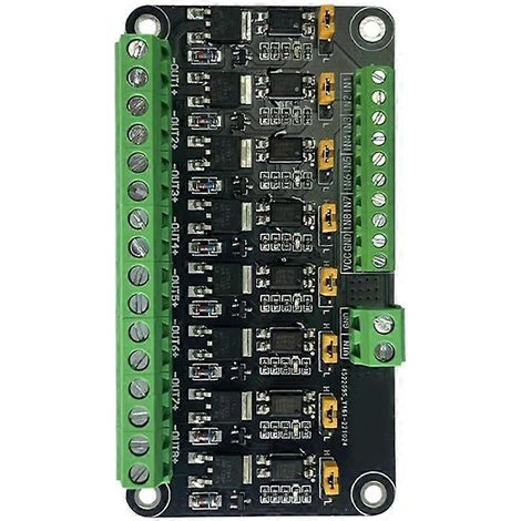 Automate programmable (PLC) à 8 canaux, microcontrôleur MOSFET, amplification, commande par tube à effet de champ, optocoupleur d'isolation, interrupteur de commande PWM A (1/5)