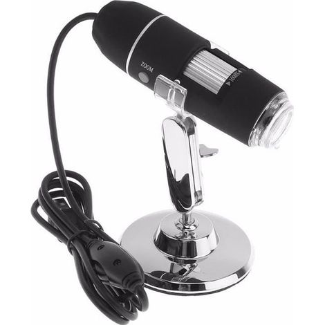 Loupe électronique d\'inspection de microscope numérique 1600X 2MP USB avec support en métal - SODIAL - Zoom-Ywey (1/4)