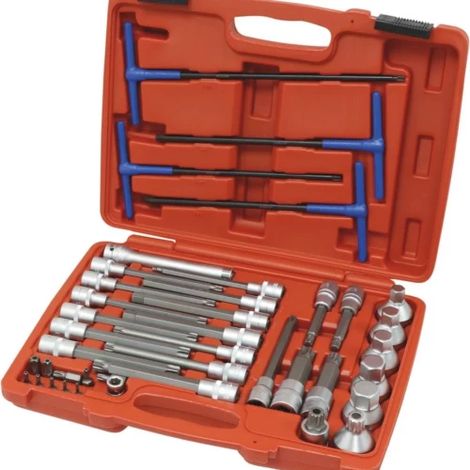 Douilles tournevis extra longues - coffret de 41 pcs (1/3)