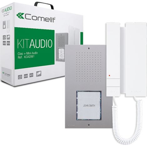 Kit audio Ciao e Mini monofamiliare Simplebus 2 Comelit KCA2061B
