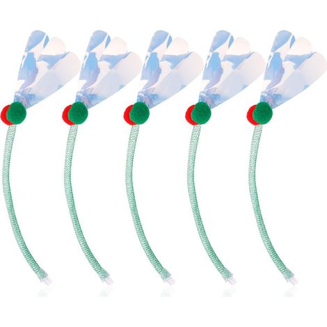 Lot de 5 Queues de Rechange pour Jouet Interactif à Balle pour Chat, Accessoire Amovible à Visser (1/5)