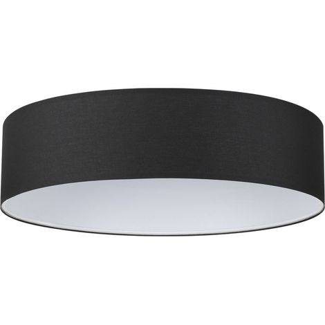 Ideal Lux paralume cilindro Set 70 cm 18 cm nero tessuto (1/4)