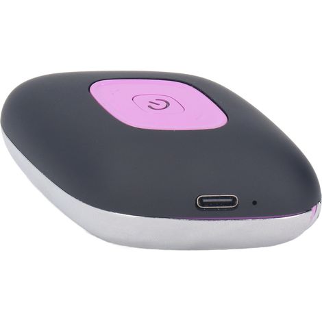 Appareil de sommeil portable à microcourants pour soulager l'anxiété, rechargeable et chauffant, noir (1/5)