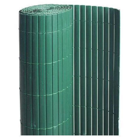 Canisse en PVC vert - 90% d'occultation - Long 42 m, Hauteur 1.80 m