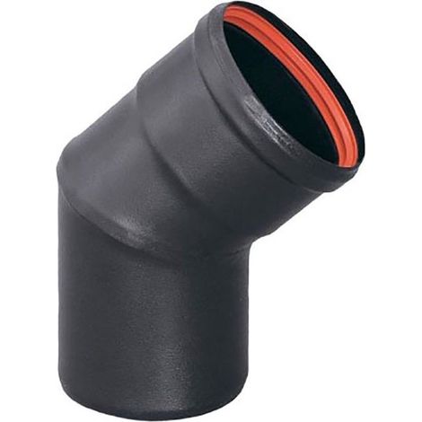 COUDE POÊLE PELLET 45 - 100 MM (1/2)
